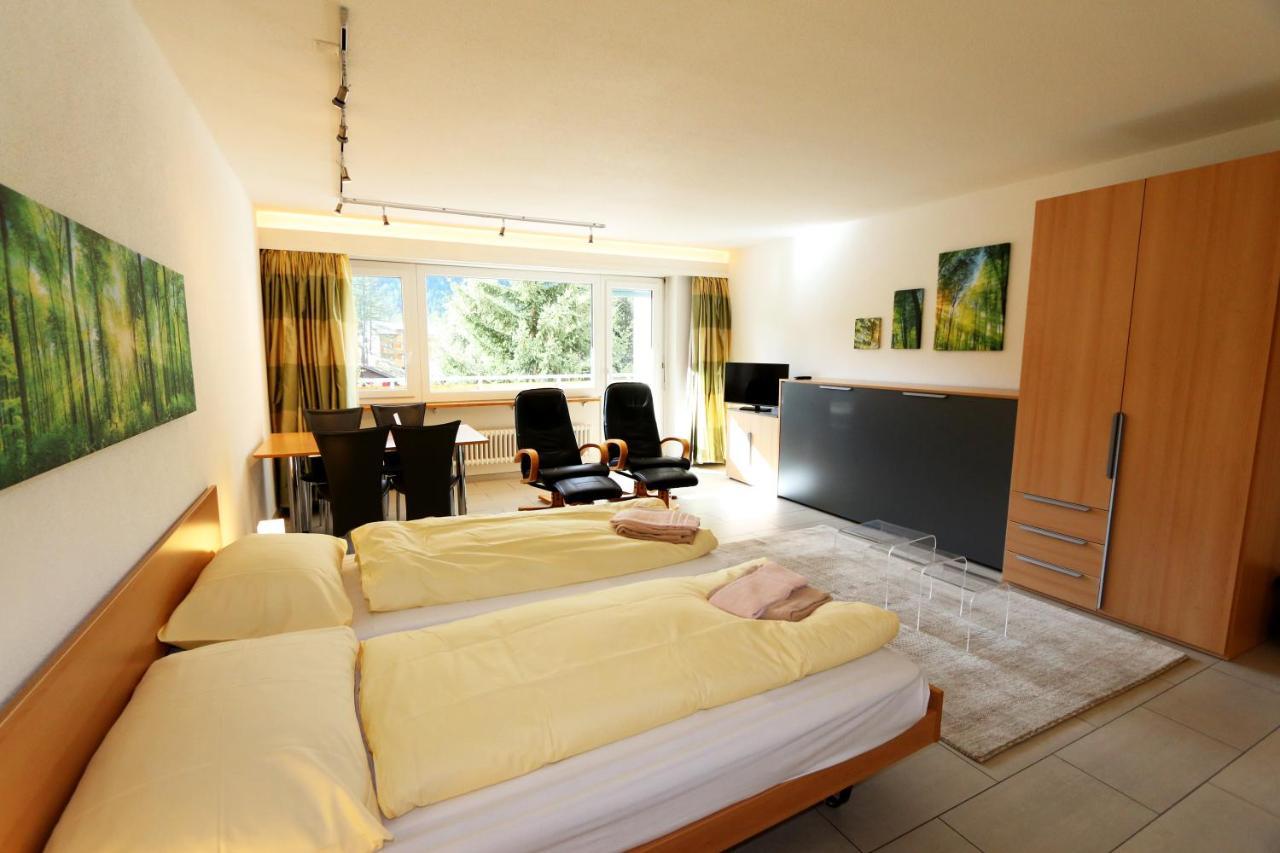 Haus Cristal Apartment Saas-Fee Bagian luar foto